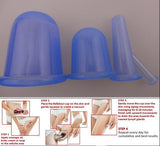 4 Pcs Silicone Cup Massage Tool Vacuum Body Facial Suction Cupping Cups massaging Therapy